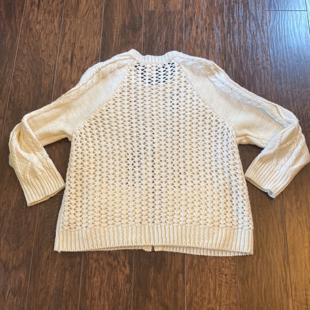 NWT DKNY Cable Knit Front Zipper Sweater Cardigan - Picture 9 of 9